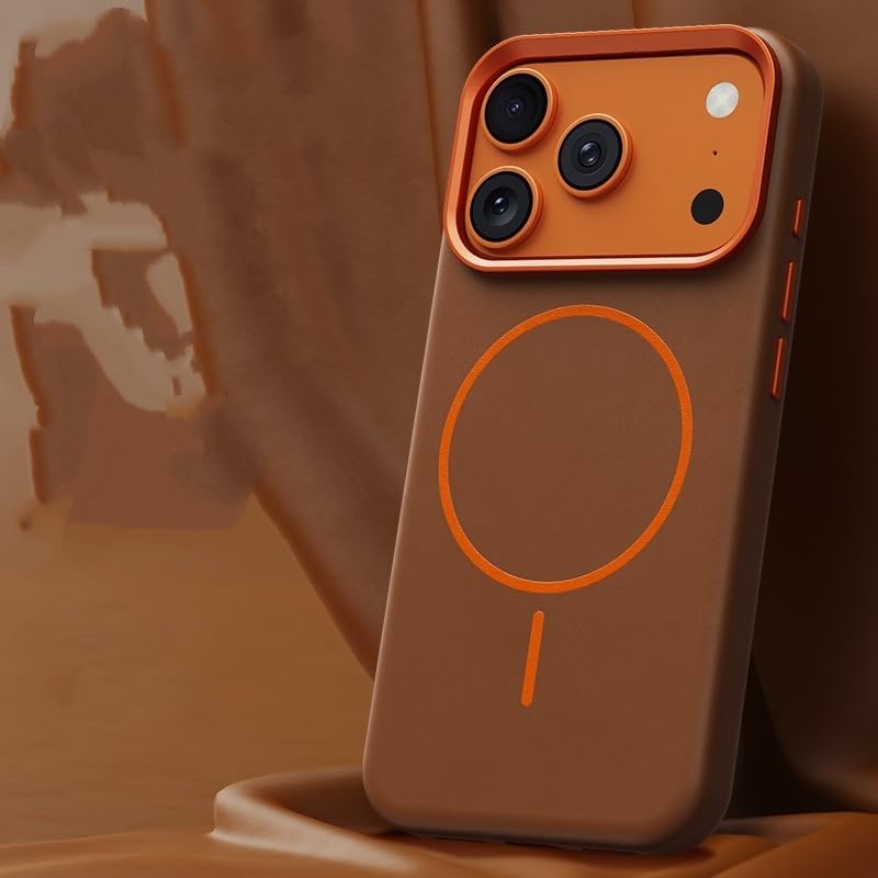 Leather Compatible with iPhone 17 Case (Black,iPhone17ProMax)