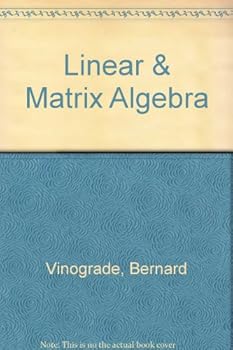 Paperback Linear & Matrix Algebra Book