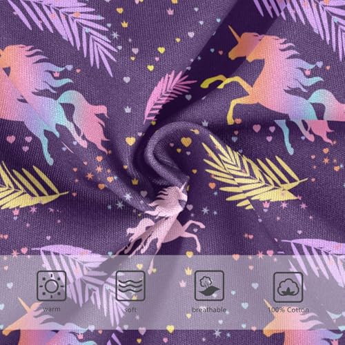 Little Boys Briefs Rainbow Unicorn Soft Cotton Toddler Underwear in Sizes 2/3t, 4t, 5t, 6 and 83