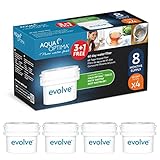 Aqua Optima EVD415 - Pack de 8 meses, filtros de agua 4 x 60 días - Fit * BRITA Maxtra (no * Maxtra +)