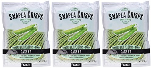 Harvest Snaps Snapea Crisps Ceasar - Pack of 3, 3.3 Oz. Ea. - Thumbnail 3