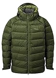 Rab Axion Pro - Chaqueta de plumón para hombre para escalada y montañismo, Militar, Small