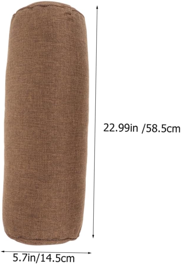 Yoga Lumbar Pillow for Beginners High-Density Cushion for Foot and Neck Support Soft Cotton Versatile Use for Yoga and Relaxation