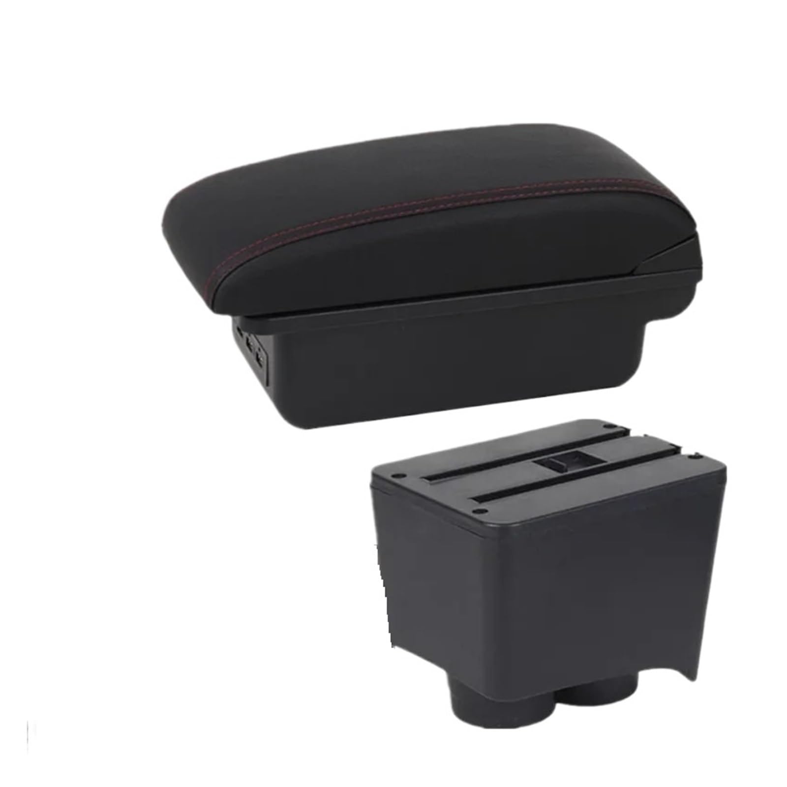 For VW For Polo 9N 3 Mk4 2002-2009 Car Armrest Box Interior Retrofit Storage Accessories Car Centre Console Armrest Box