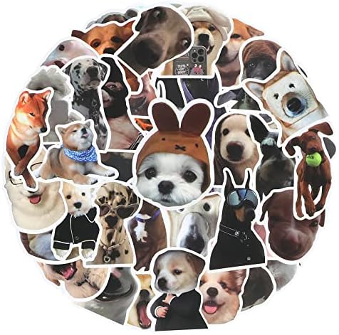 50 Stück Shiba Inu Aufkleber Set - Wasserdichte Vinyl Sticker Für Laptop & Wasserflaschen