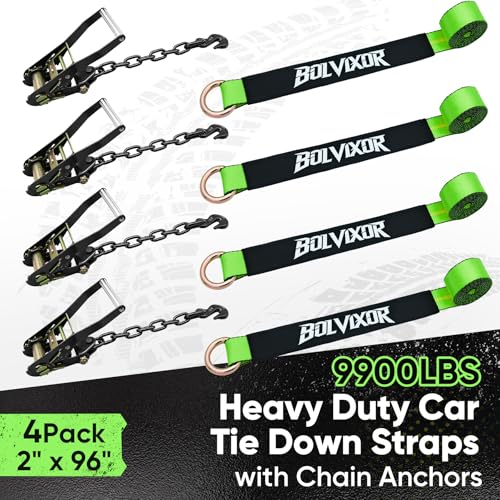 Car Tie Down Straps 4 Pack