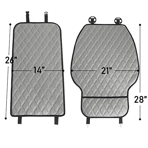 Fh Group Car Seat Cover Cushion Neosupreme – One Seat Cover For Cars Trucks Suv, Gray Faux Leather Car Seat Cushions, Waterproof Car Seat Cover Cushion, Universal Fit Car Seat Protector #TOP3