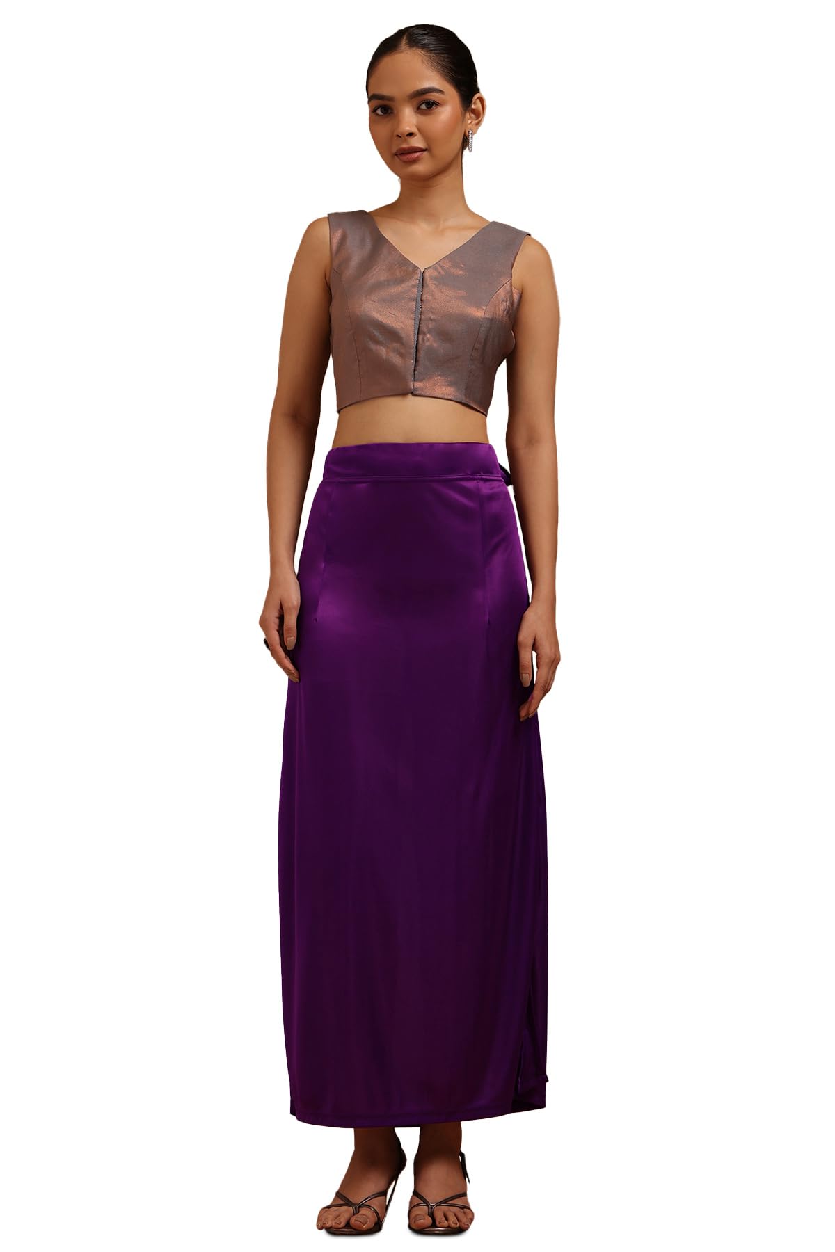 Womens Spandex Solid Petticoat-image-12