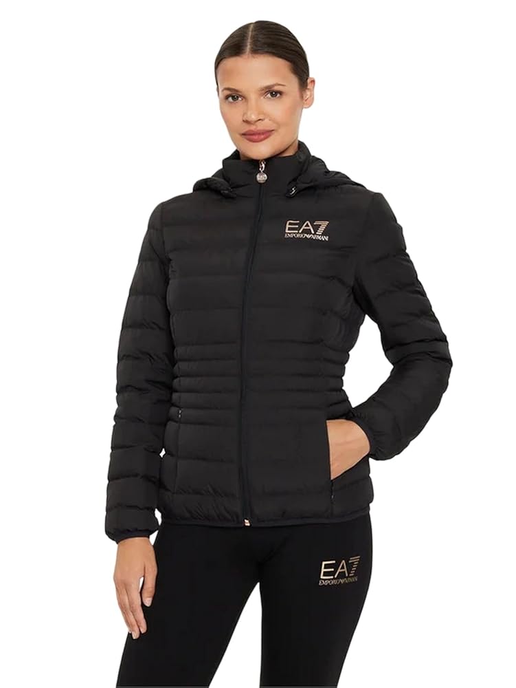 EA7 Emporio Armani Women's Down Jacket 100 g Core Lady with EA7 Emporio Armani Women's Down Jacket 100 g Core Lady with