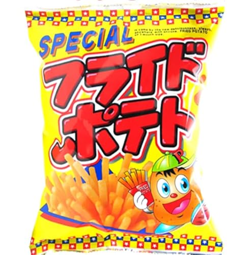 フライドポテト(78g) 10袋|駄菓子 お菓子 スナック菓子 おやつ おつまみ 昭和 まとめ買い 個包装 業務用 景品 やおきん リスカ 菓道