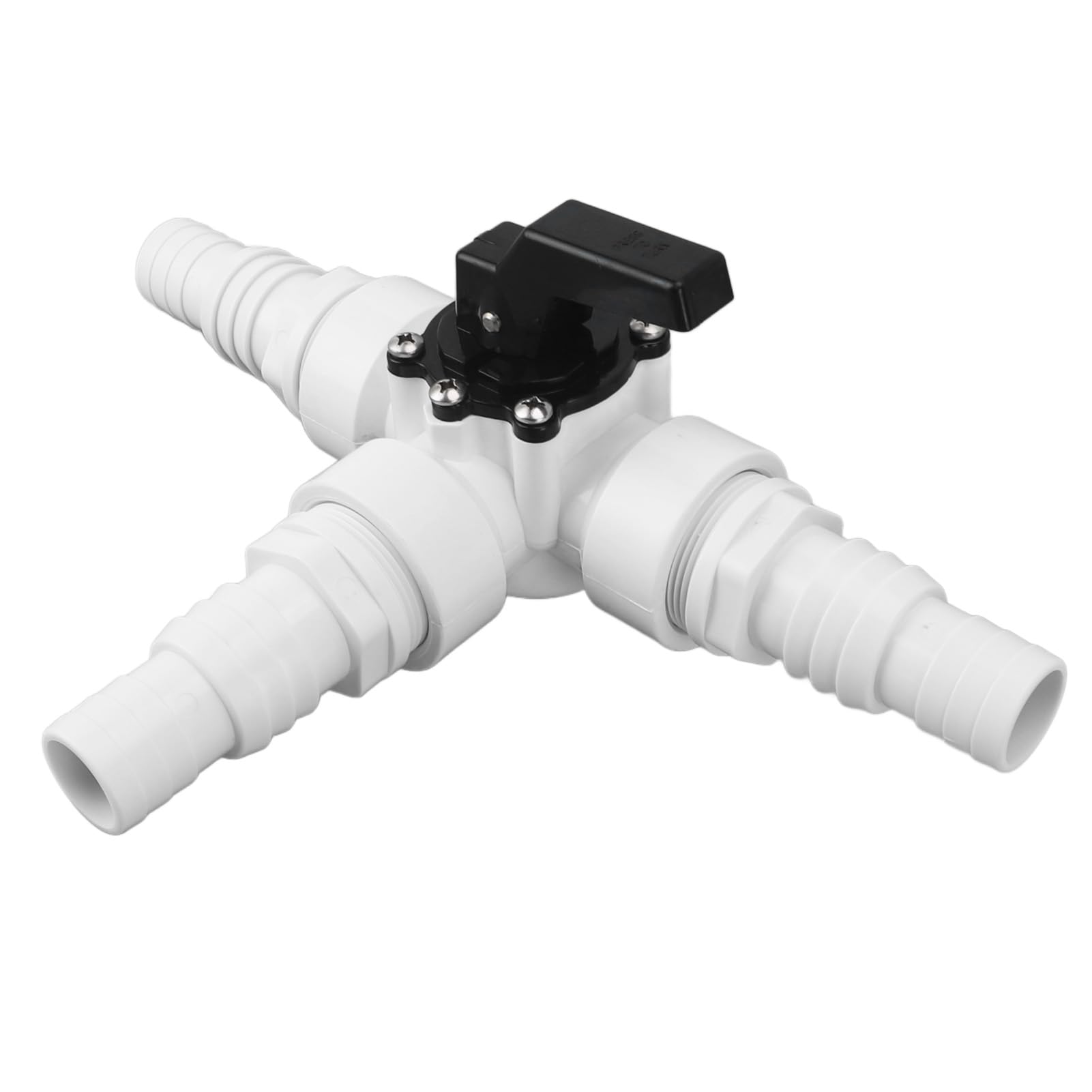 Generic Trójdrożny Zawór Przełączający Trwały Adapter ABS PCV do Basenu Ogrodowego Gwint żeński 1,25 "1,5"