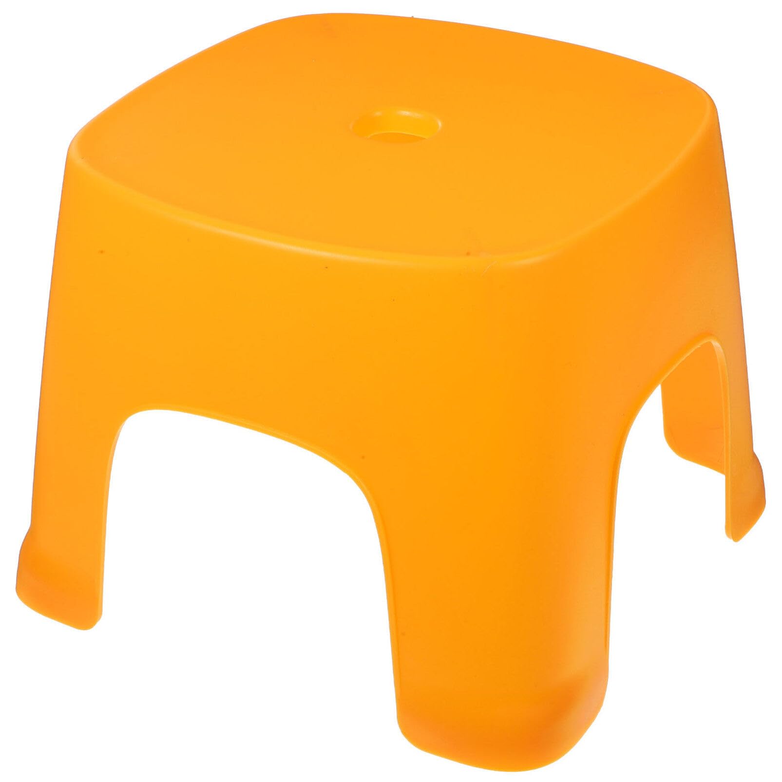 Alipis Toilet Potty Stool Plastic Portable Squatting Poop Foot Stool Bathroom Non-Slip Assistance Step Stool Anti-Skid Chair Stool for Toilet Potty Training Yellow