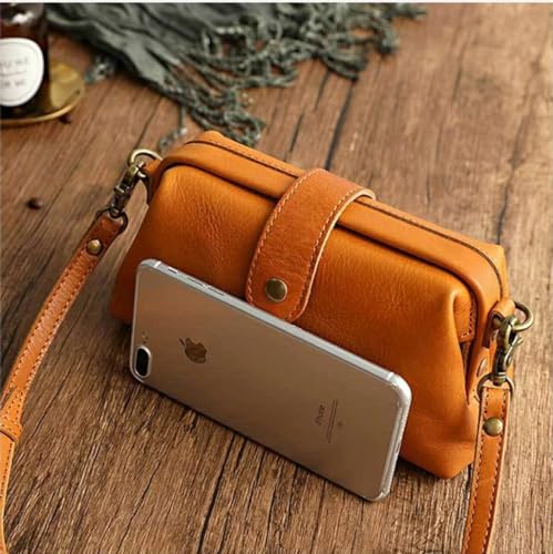 Langrents Handbag,Retro Handmade Bag,Large capacity in small body4