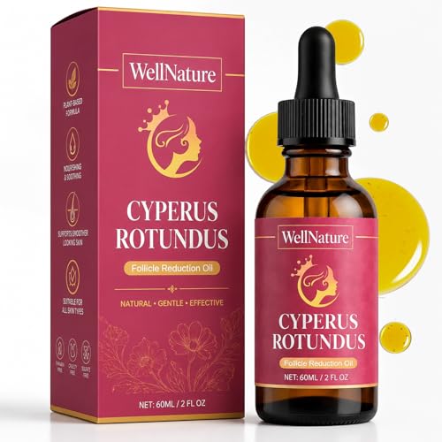 WellNature Cyperus Root Elixir - For Hair Removal Moisturizing & SoothingCyperus Oil For Reducing Body Hair Growth for All Skin Types (1pc)
