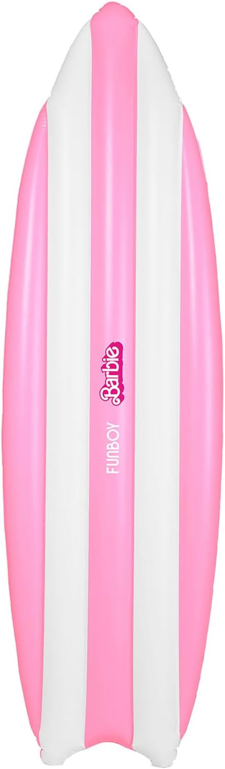 Barbie The Movie & FUNBOY 空気注入式サーフボードプールフロート