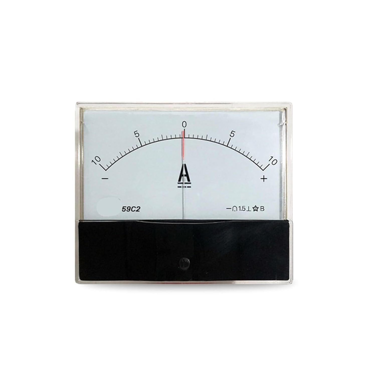 59C2 DC Positive Negative Through Ammeter 2A3A5A10A Bidirectional 50ua ±50ma 1Pcs(DC -50uA to 50uA)