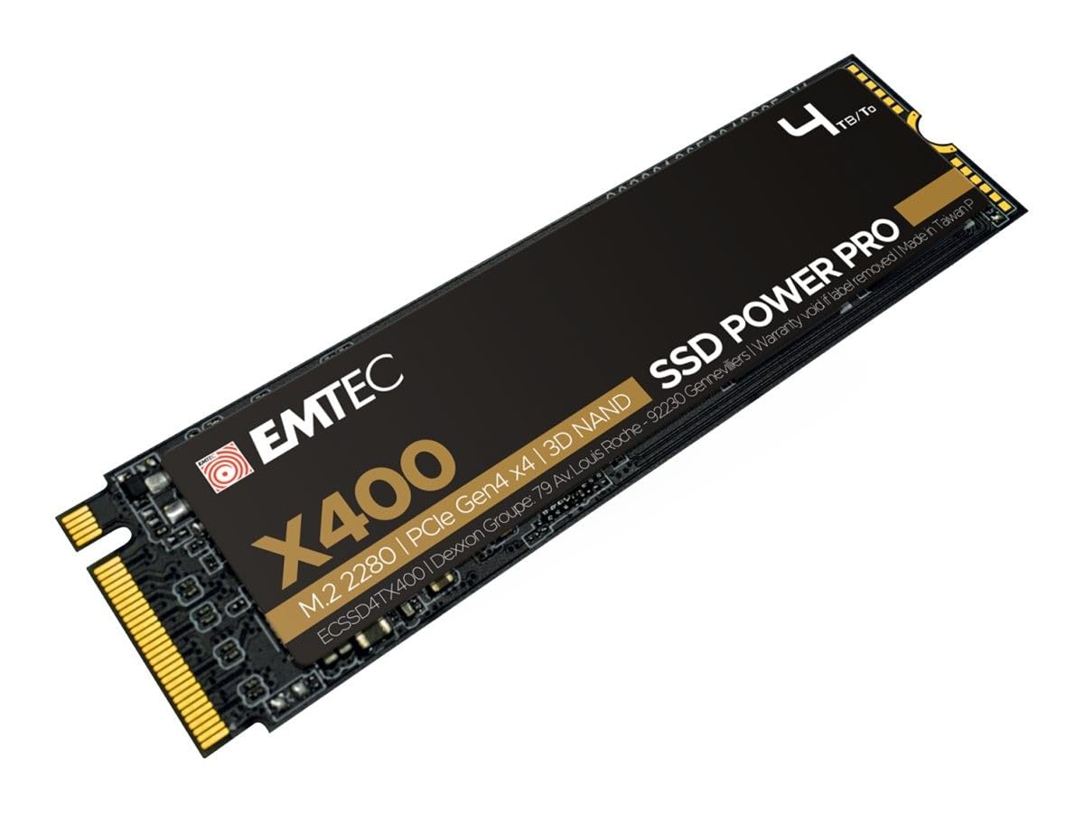 Amazon.com: Emtec 4TB X400 Power Pro M.2 2280 PCIe Gen 4.0 x4