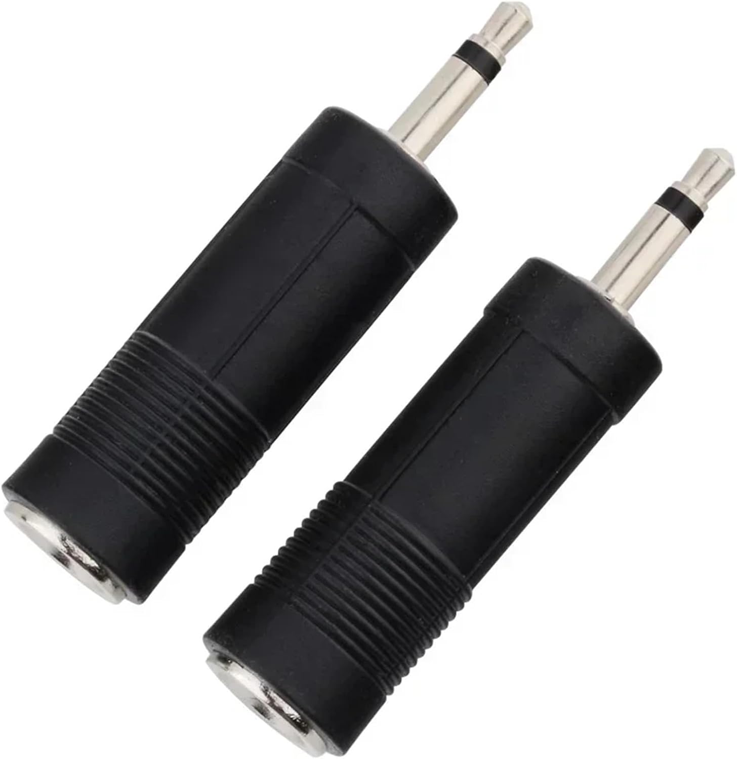 5/20PCS 6.35mm 6.5mm 1/4" Male to 3.5mm 1/8" Female Connector Jack Mono Audio Speaker Terminal Plug Headphone Adapter Convertor(5PCS)
