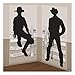 Black Silhouette Cowboys Scene Scetter Add-Ons - 65