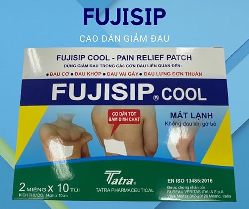 30 Packs x 5 Patches FUJISIP Herbal Patch Sheng Chun Cao dan Thao duoc Giam Dau Tatra