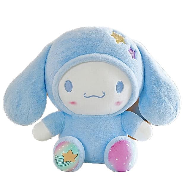 Cute Kitty Cat Plush Doll, Premium Cute Plushie Toy, Stuffed Animal Pet, Soft Animated Plush, 8”, Christmas, Fluffy Snuggle Cat (Blue)