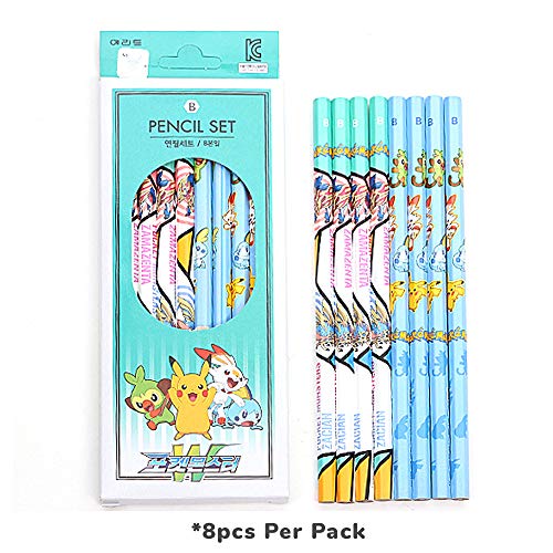 Set de Lápices de Madera Pikachu 8 en 1 miniatura 3