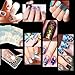 174-piece set Suitable for Nail Art Pens Set, Includes 150 Nail Art Stickers And 24 Nail Art Templates With 72 Different Designs, Diy Salon 12 Sizes