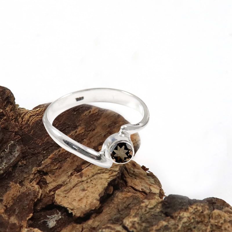 Versilberter Ring Herren & Damen Schmuck T369AA