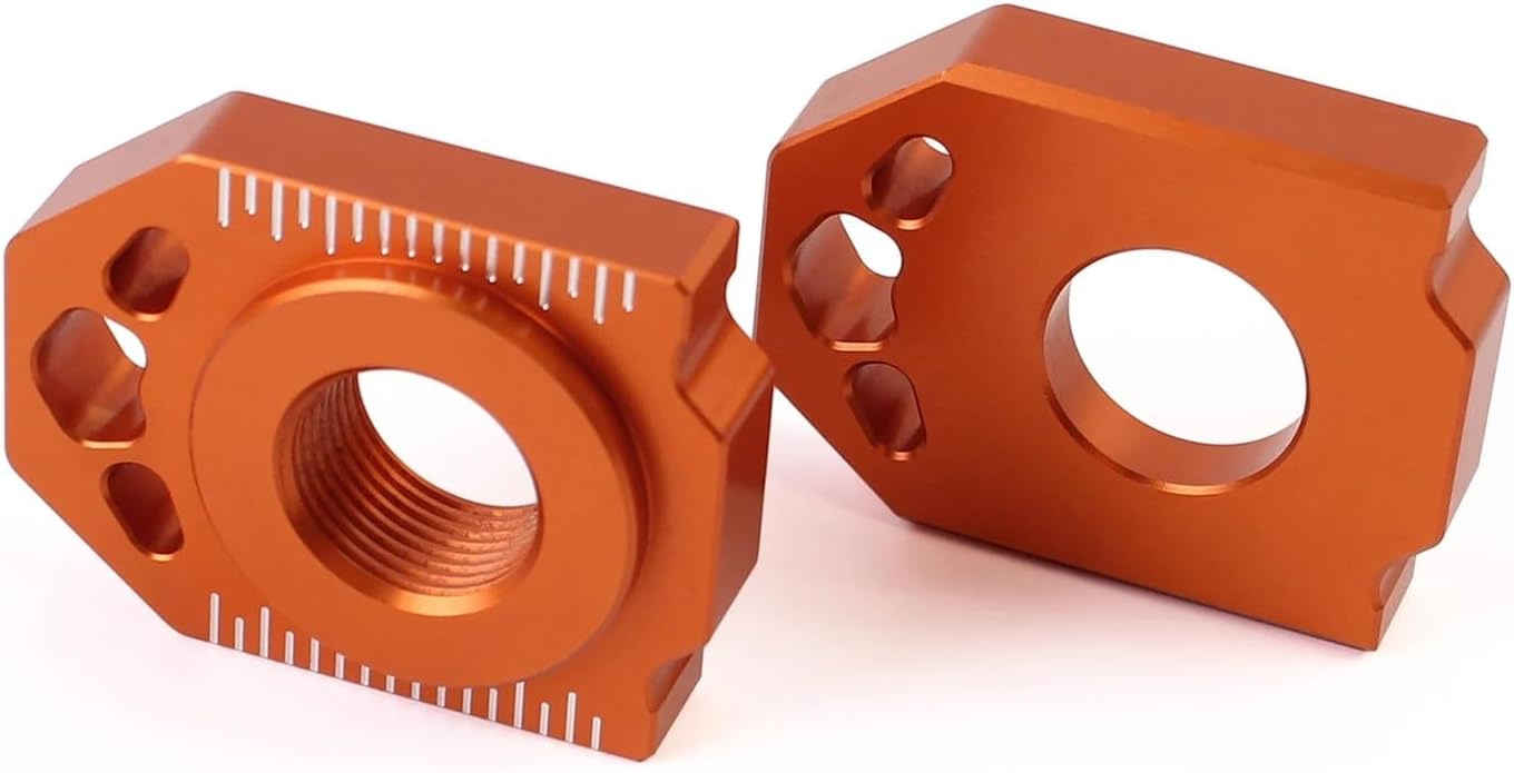 Motorcycle CNC Rear Chain Adjuster Axle Block Compatible With SX SXF XC XCF XCW XCFW EXC EXCF 125 150 250 300 350 400 450 530