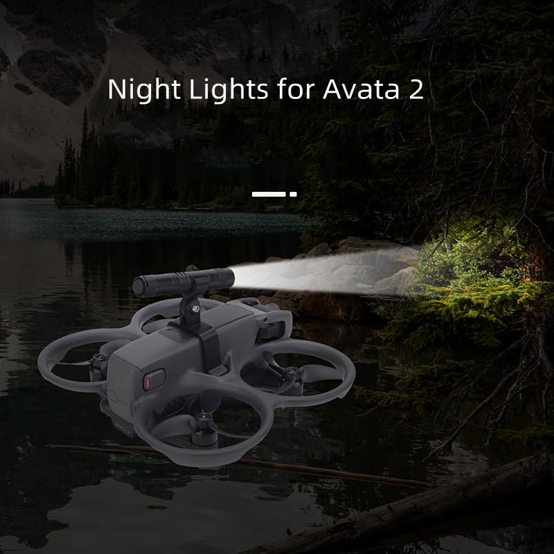 Phares De Drone Pour DJI NEO 2 - Projecteur LED Navigation Nocturne, Support De Montage, 5x4x2 Cm
