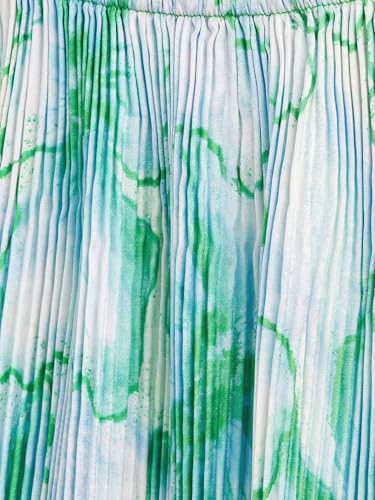 SHENHE Women's Floral Halter Dresses Sexy Backless Pleated Dress Flowy Mini Summer Sundresses Party Vacation4