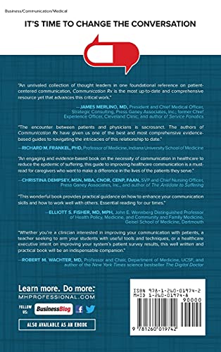 Communication Rx: Transforming Healthcare Through Relationship-Centered Communication