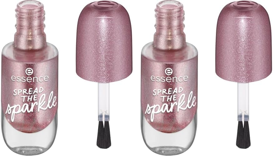 Essence Cosmetics Gel Nail Colour Esmalte De Uñas, De Larga Duración, Expresión Del Resultado, Secado Rápido, Brillante, Color Intenso, 8 ml (Paquete de 2)