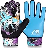 Arsh Sports Soccer Goalie Gloves, Football Goalkeeper Gloves for Kids Boys Children Youth with 4mm L