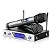Produktbild Karaoke Wireless Microphone, Professional Kabelloses Funkmikrofon Set Drahtlos Handmikrofon Dynamischen Mic Ideal für Karaoke, Party, Kirche,Meeting