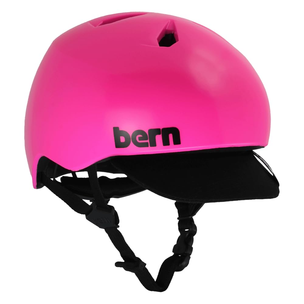 Bern Nina DVRT Casco da bici per bambini con sicurezza di rotazione degli impatti, comfort regolabile, affidabile dai genitori in tutto il mondo, certificato EN1078