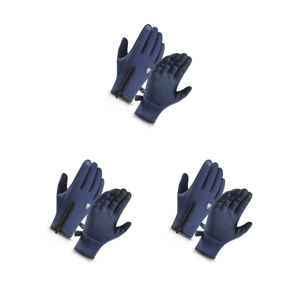 Guanti invernali Avvolgere le mani Forniture Ciclismo Fine Lavorazione Impermeabile Attrezzatura da sci Calore Pratico Multicolore Nero/XL