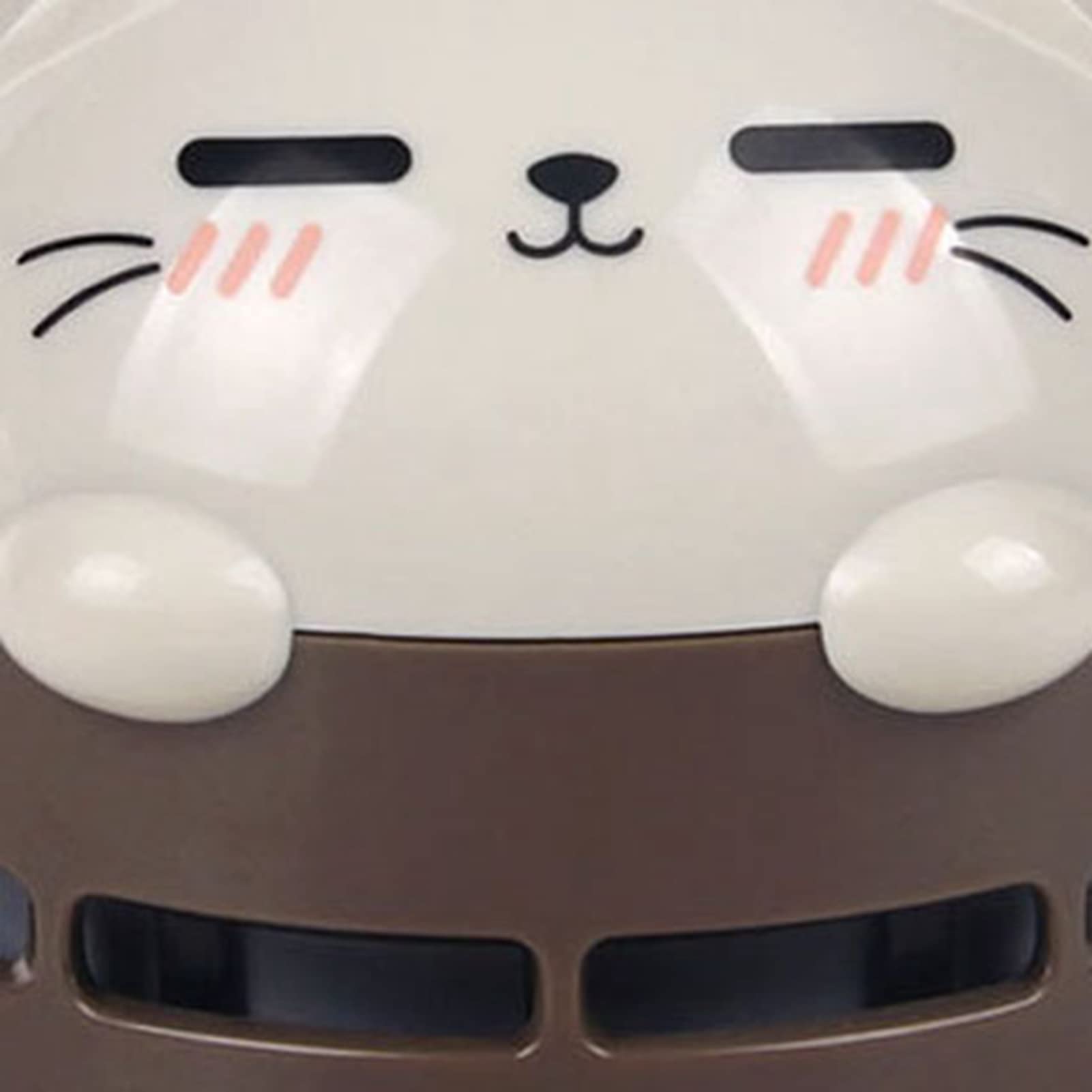 HEITIGN Aspirateur de Bureau pour Chat/Chien, Mini Balayeuse de Poussière de Table Portable sans Fil Rotatif USB en Plastique ABS pour la Maison, Le Bureau, Le Clavier, L'école(Chat)