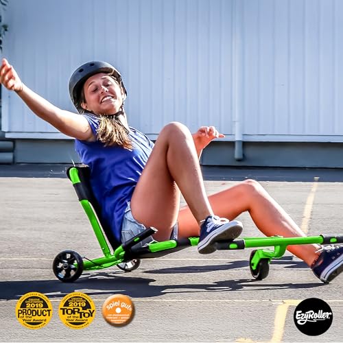 Image of EzyRoller Pro X Trike Children's Fun Vehicle Radio Vehicle Tricycle Children's Vehicle Adults (Green)
