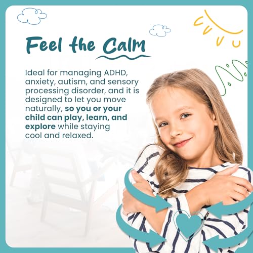 Abby & Noah Sensory Compression Vest for Women & Men | Autism Sensory Products for Kids | Soft & Wearable Hug for Sensory Seeking | ADHD Calming Vest Black, Adult Medium - Image 5