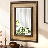 Ajustement parfait pour n'importe quel espace : miroir rectangulaire disponible en plusieurs tailles pour répondre à vos besoins ; nos miroirs muraux sont parfaits pour n'importe quelle pièce de votre maison ; que vous cherchiez à ajouter une touche décorative à votre salon, chambre à coucher ou entrée ; ou que vous ayez besoin d'un miroir fonctionnel pour votre salle de bain ou votre dressing