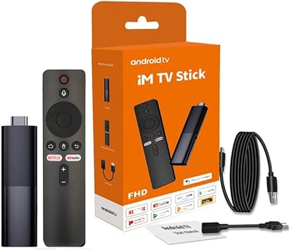 Android iM TV Stick HDR ATV 4K with Googl. Assistant Voice Remote Control, Fire stick 4k Max streaming device Wi Fi supportNewest Gen