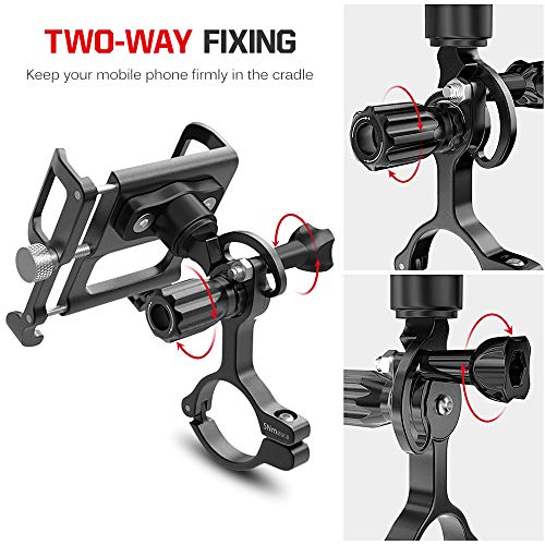 Soporte de teléfono para bicicleta Lixada ajustable antideslizante 5