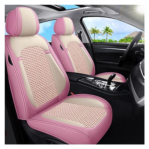 Housses de siège voiture universelles rose pour VW Golf 4 Passat Jetta