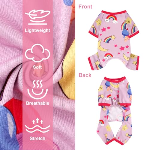 Pijamas para cães pequenos, meninos e meninas, roupas fofas para cães chihuahua yorkie macias e elás