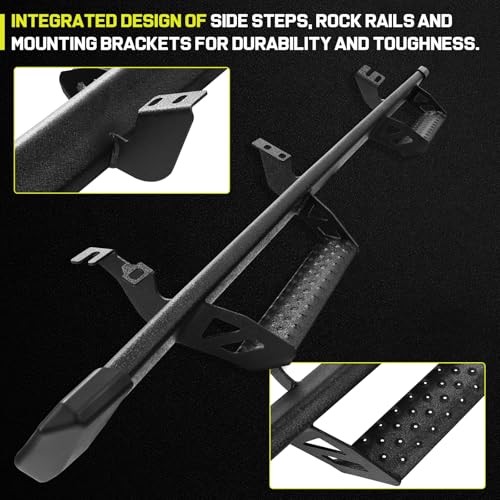 Estribos para Toyota 4Runner 2025-2026, acero carbon, 3 pulgadas miniatura 4