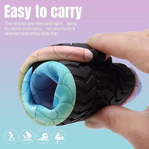 Image of YALOX Water Shoes Women's Men's Outdoor Beach Swimming Aqua Socks Quick-Dry Barefoot Shoes Surfing Yoga Pool Exercise