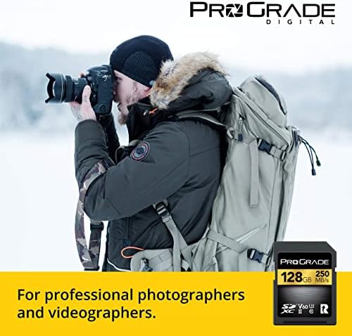 ProGrade Digital SDXC UHS-II V60 Memory Card (128GB), Gold, (Secure-Digital-Cards)