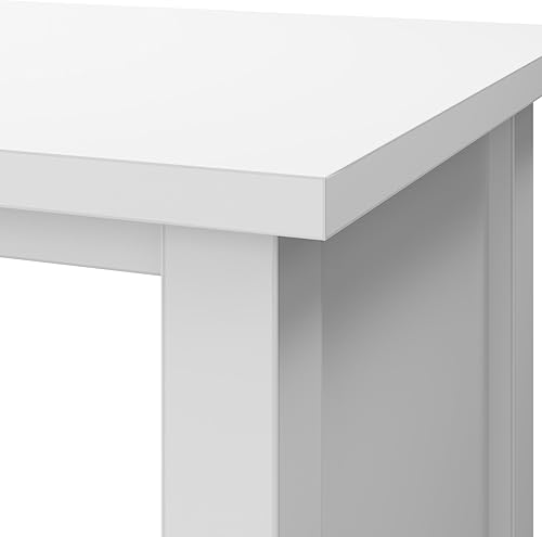 Miniatura 7 de Bush Furniture Broadview - Organizador de 6 cubos en blanco puro Almacenamiento para el espacio de trabajo de oficina en casa