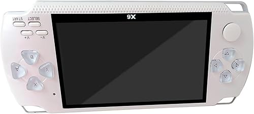 Miniatura 6 de Nueva consola de juegos portátil de 128 bits X6, consola de juegos retro portátil de 4.3 pulgadas 8G 10.000 juegos integrados, consola de juegos